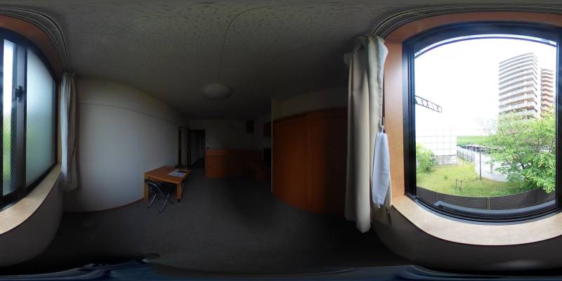 パノラマ画像バルコニー