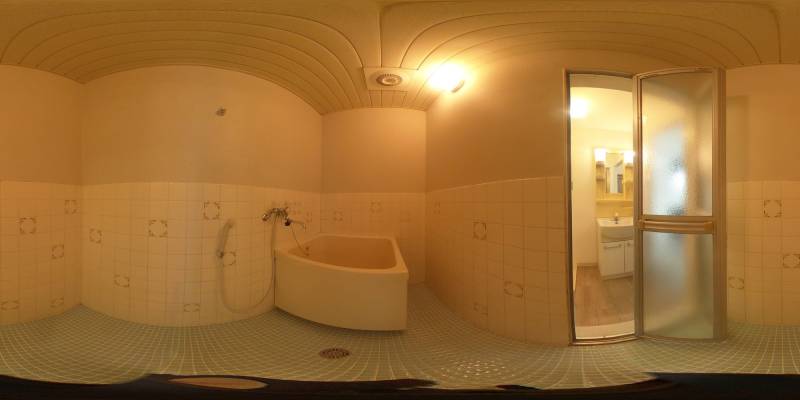 パノラマ画像バスルーム