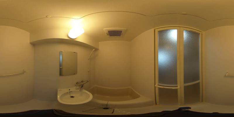 パノラマ画像バスルーム