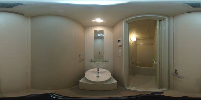 パノラマ画像洗面所