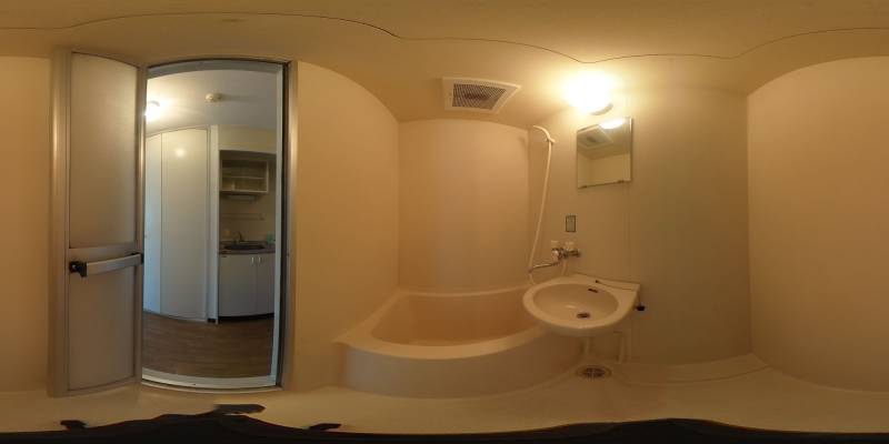 パノラマ画像バスルーム