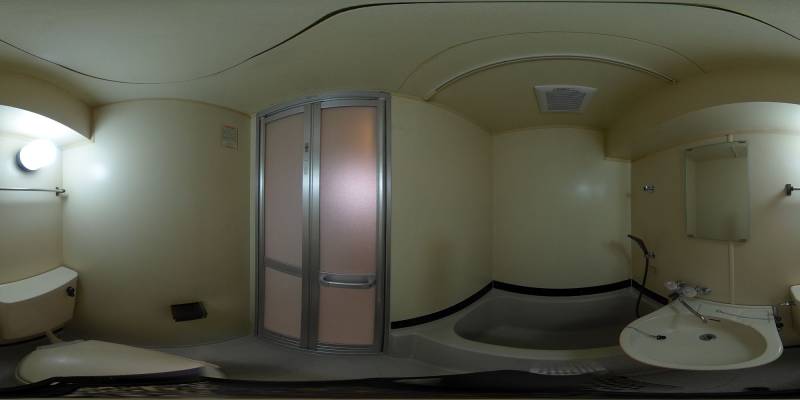 パノラマ画像バスルーム