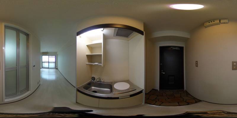 パノラマ画像キッチン