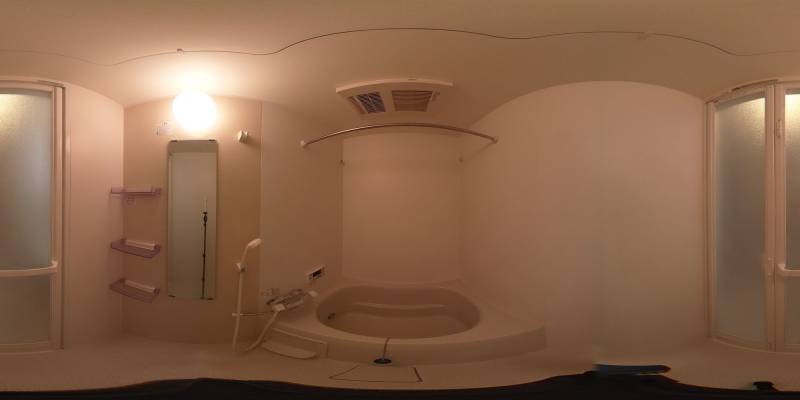 パノラマ画像バスルーム