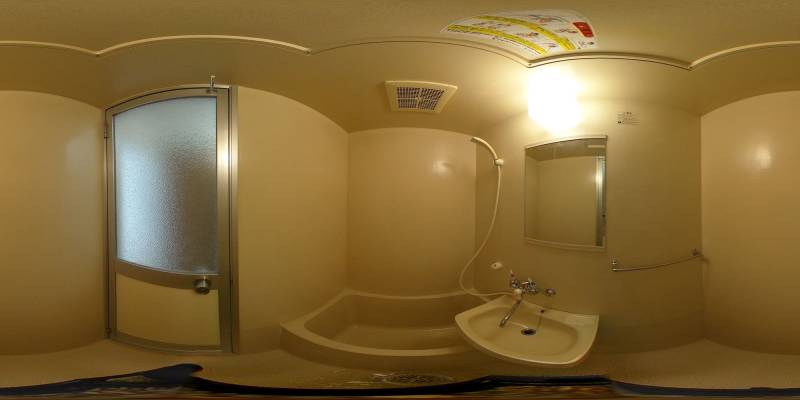 パノラマ画像バスルーム