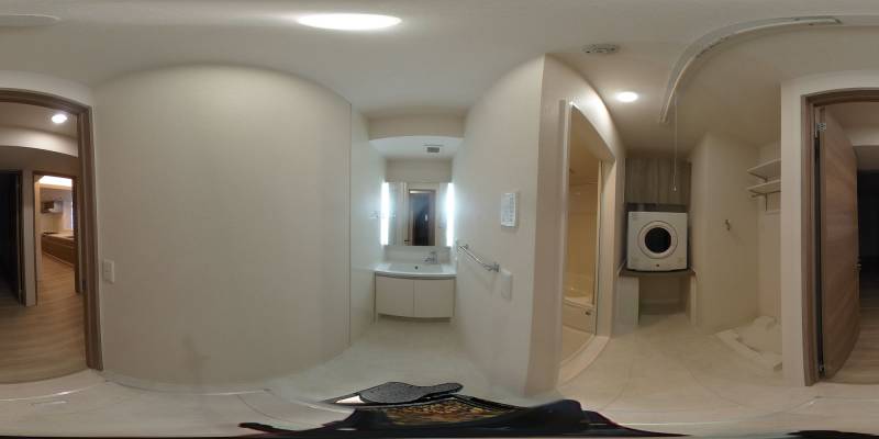 パノラマ画像洗面所