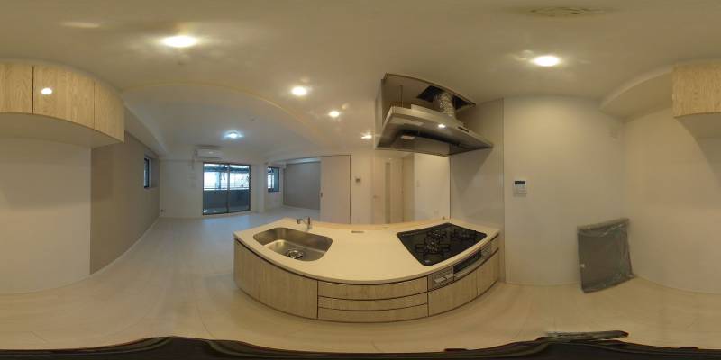 パノラマ画像キッチン