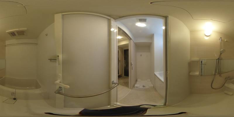 パノラマ画像バスルーム