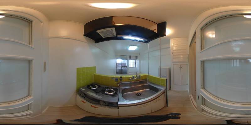 パノラマ画像キッチン