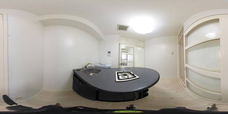 パノラマ画像キッチン