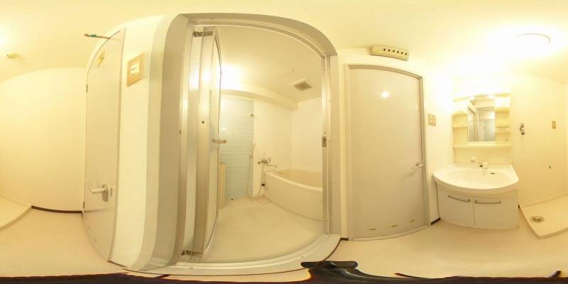 パノラマ画像バスルーム