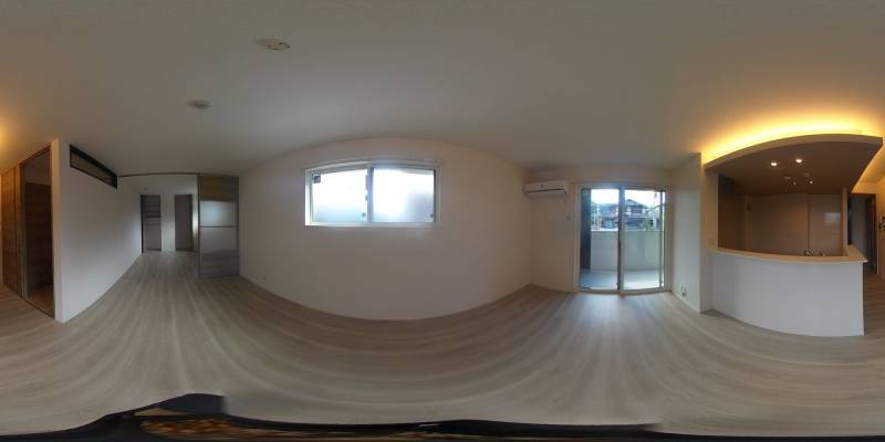 パノラマ画像リビング