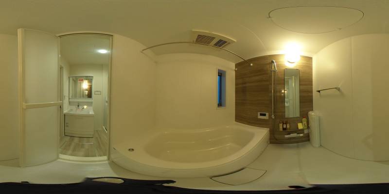 パノラマ画像バスルーム