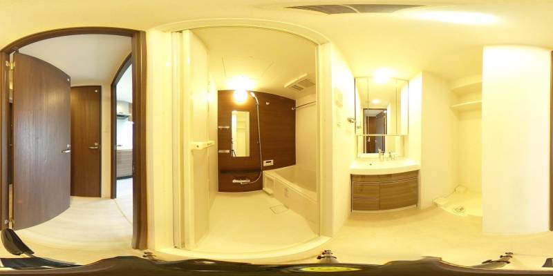 パノラマ画像洗面所