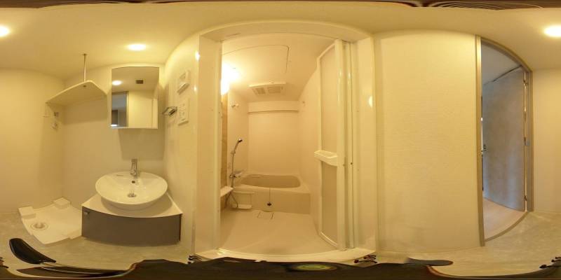 パノラマ画像洗面所