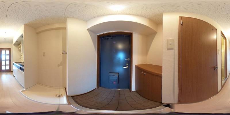 パノラマ画像玄関