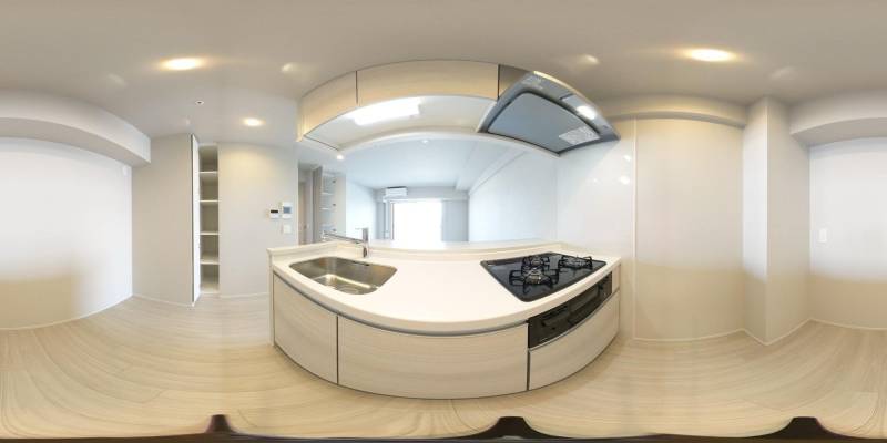 パノラマ画像キッチン