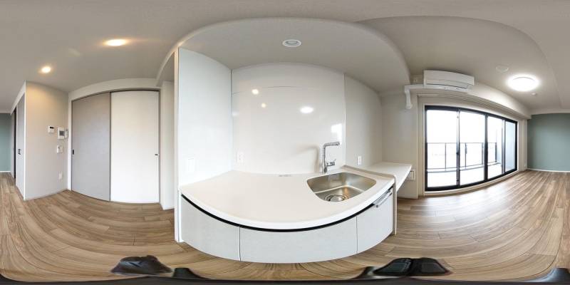 パノラマ画像キッチン