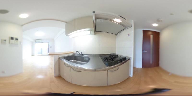 パノラマ画像キッチン