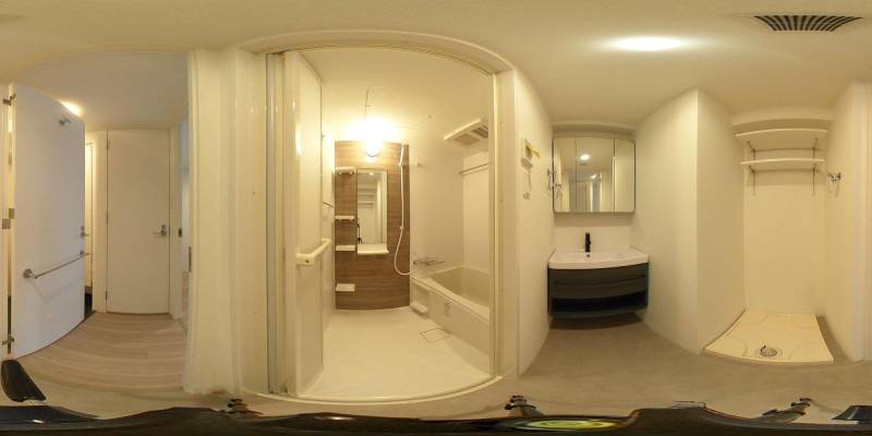 パノラマ画像バスルーム