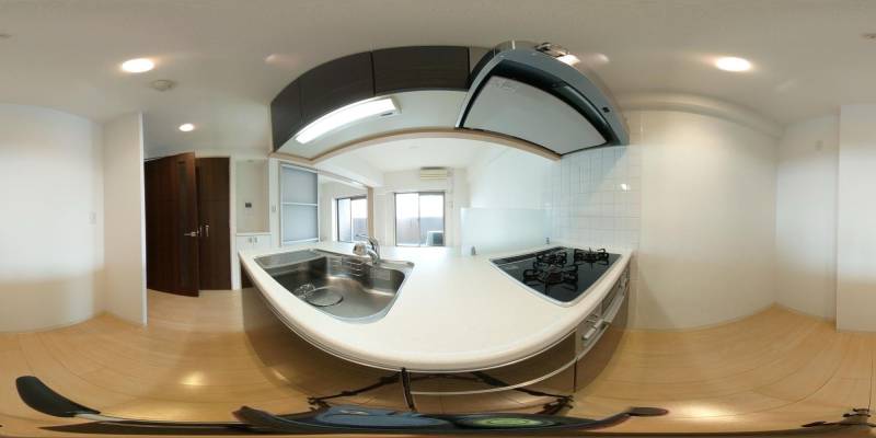 パノラマ画像キッチン