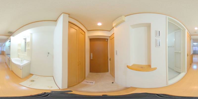 パノラマ画像玄関