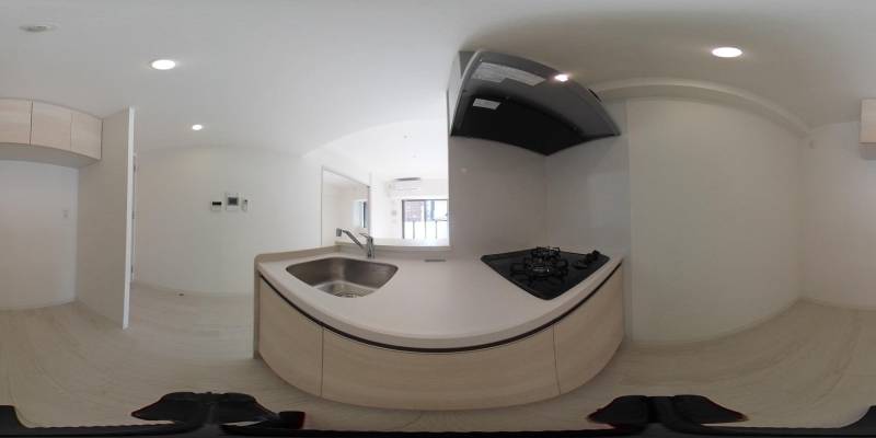 パノラマ画像キッチン