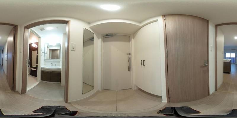 パノラマ画像玄関