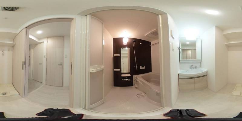 パノラマ画像バスルーム