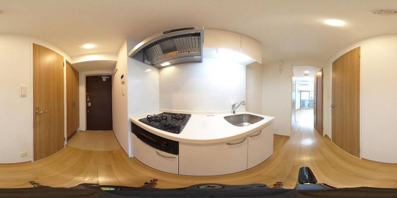 パノラマ画像キッチン