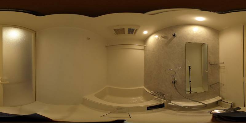 パノラマ画像バスルーム