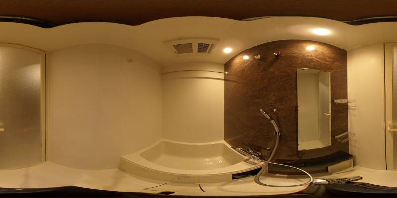 パノラマ画像バスルーム