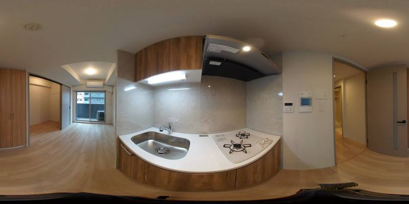 パノラマ画像キッチン