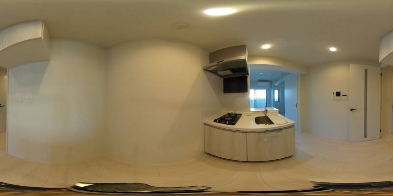 パノラマ画像キッチン