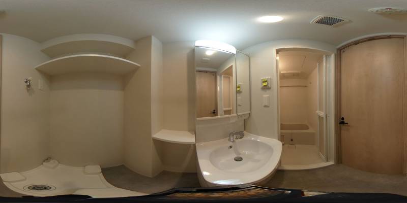 パノラマ画像洗面所