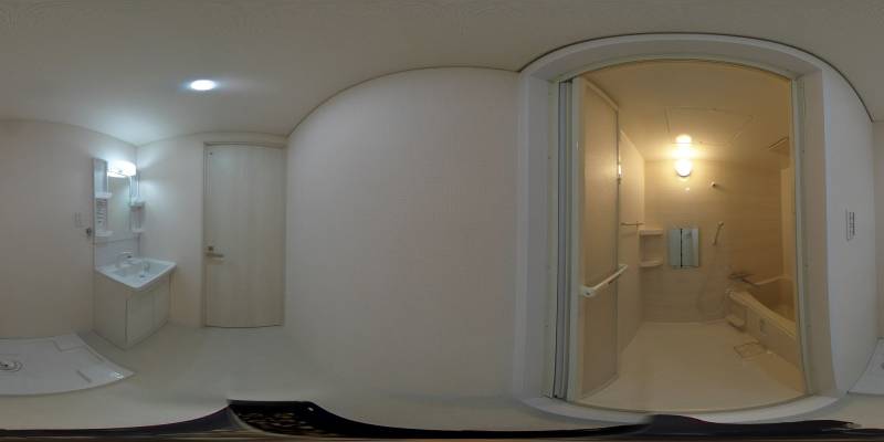 パノラマ画像バスルーム