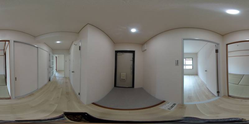 パノラマ画像玄関