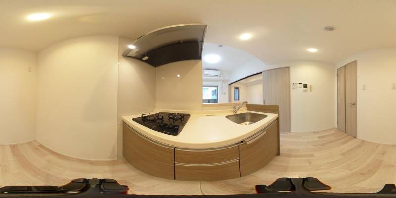 パノラマ画像キッチン