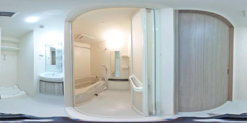 パノラマ画像バスルーム