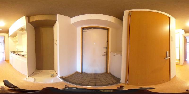 パノラマ画像玄関