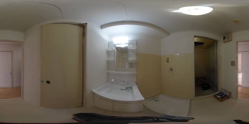 パノラマ画像洗面所