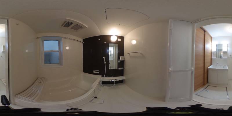 パノラマ画像バスルーム