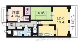 コンフォート長岡京間取り図面