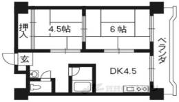 ラ・ティーダ上桂間取り図面