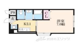 ラ・ティーダ上桂間取り図面