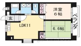 ロイヤルコート西七条間取り図面