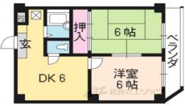 シャトー嵐望２間取り図面