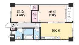 コンフォーレＴ２間取り図面