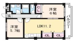 クレストコート間取り図面
