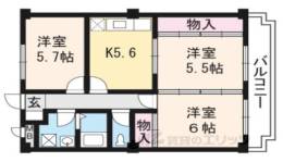 クレストコート間取り図面